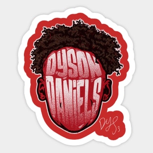 Dyson Daniels New Orleans Player Silhouette Sticker